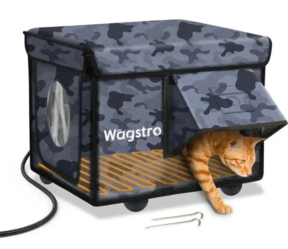 BRAND NEW Heated Outdoor Cat House – Waterproof & Insulated